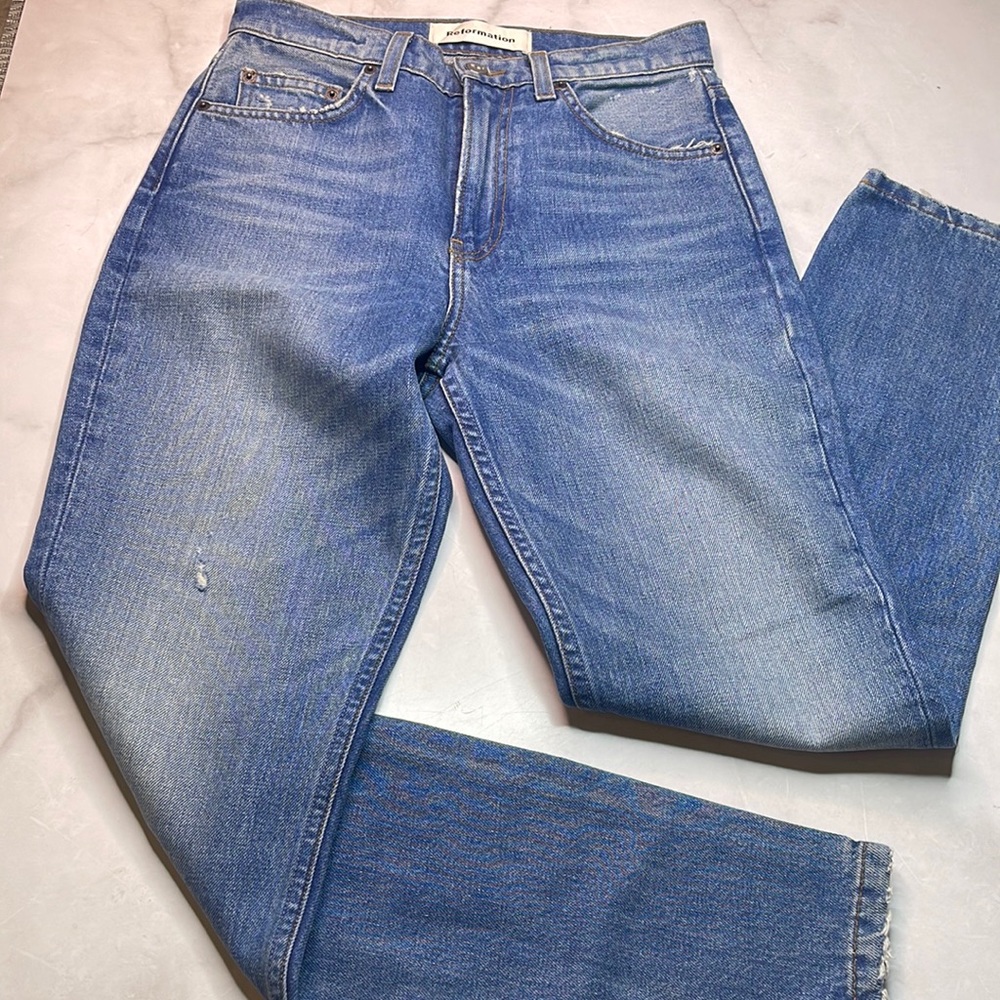 Reformation Julia High Crop Jean